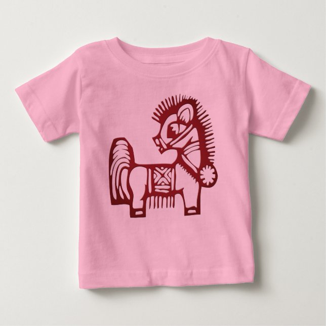 Horse-lover's Equine Animal-lover's Gift Baby T-Shirt (Front)