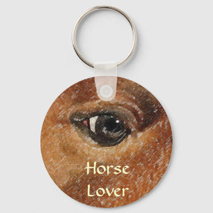 Horse-lover's Equine Animal-lover's Gift Key Ring