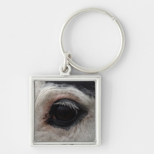 Horse-lover's Equine Animal-lover's Gift Key Ring (Front)