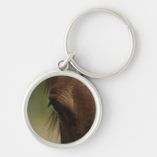 Horse-lover's Equine Animal-lover's Gift Key Ring (Front)