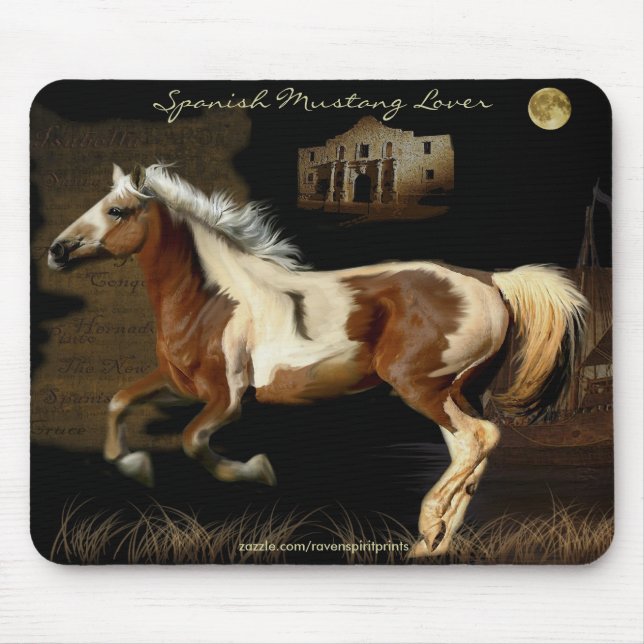 Horse-lover's Equine Animal-lover's Gift Mouse Pad (Front)