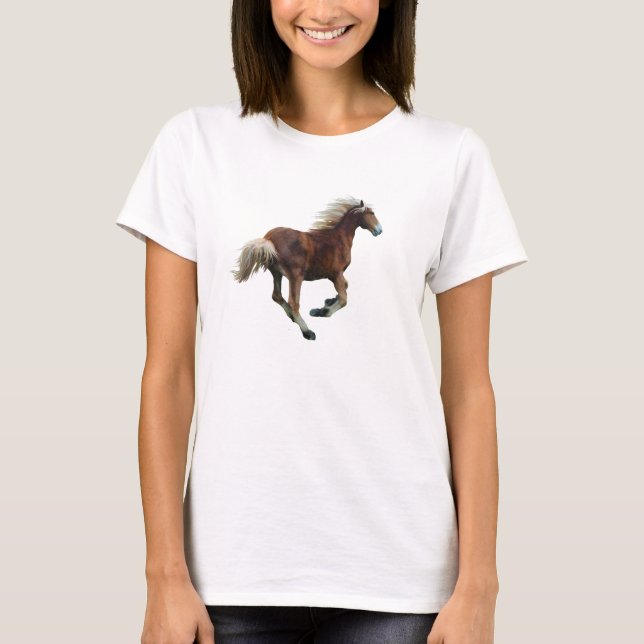Horse-lover's Equine Animal-lover's Gift T-Shirt (Front)