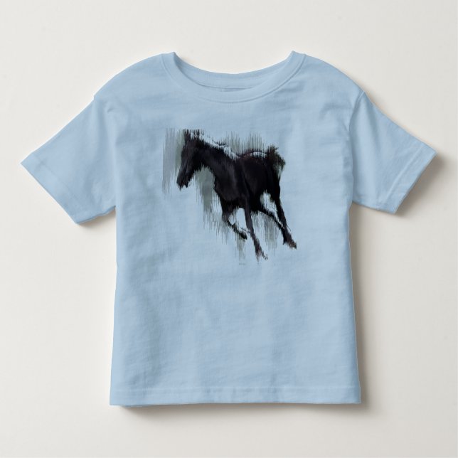 Horse-lover's Equine Animal-lover's Gift Toddler T-Shirt (Front)