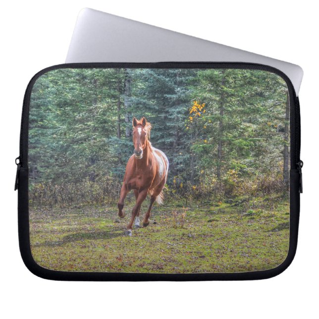 Horse-lovers Equine Ranch Horse Photo Laptop Sleeve (Front)