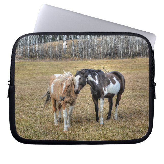 Horse-lovers Equine Ranch Horse Photo Laptop Sleeve (Front)