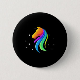 Horse Lovers Horseck Riding Equestrian Colourful 6 Cm Round Badge