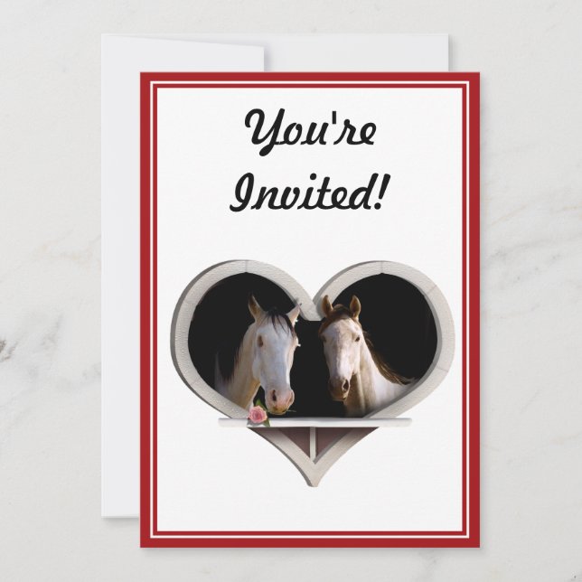 Horse Lovers Party Invitation (Front)