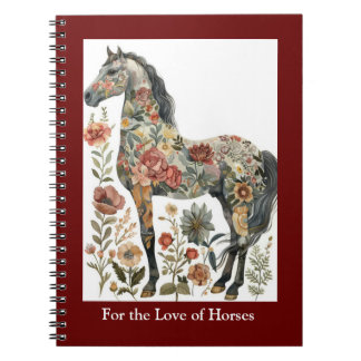 Horse Lovers photo notebook. Notebook