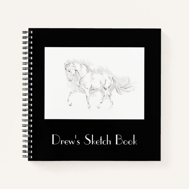 Horse Lovers Spiral Notebook (Front)