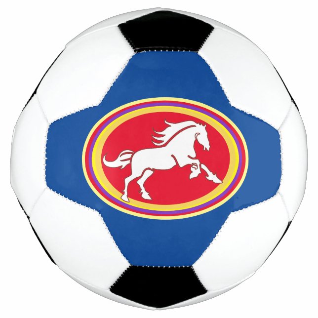 Horse Medallion Soccer Ball, Country Western Ball (Front)