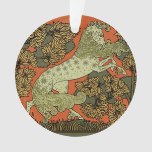 Horse Mediaeval Arts Crafts Art Nouveau  Ornament