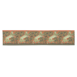 Horse Mediaeval Arts Crafts Art Nouveau  Short Table Runner