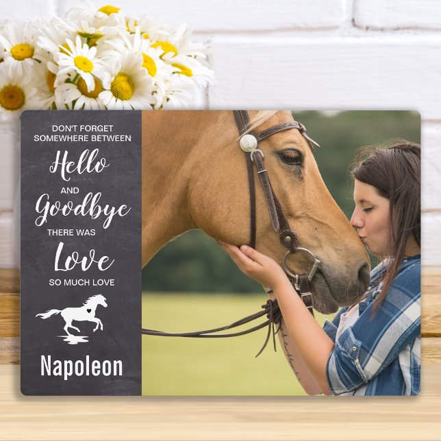 Horse Memorial Plaque - Pet Sympathy Horse Loss (Creator Uploaded)