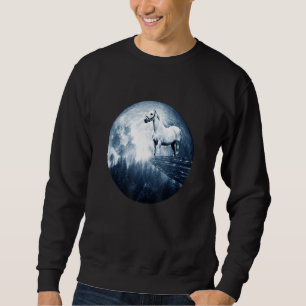 Horse Moon Horse  for Women Men Kids Girls Boy Hor Sweatshirt
