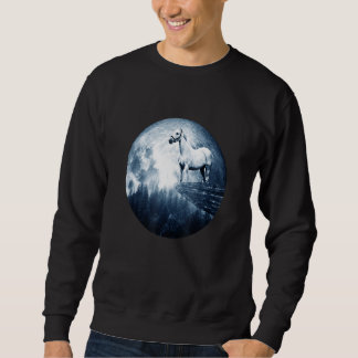 Horse Moon Horse  for Women Men Kids Girls Boy Hor Sweatshirt