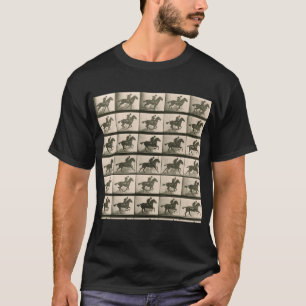 Horse Motion Vintage Photography T-Shirt