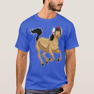 Horse Motorcycle helmet T-Shirt
