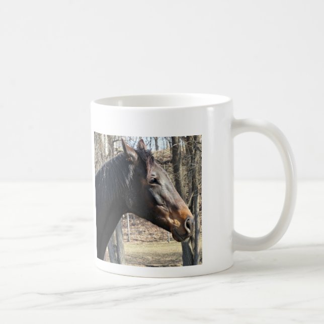 Horse Mug, Customisable with your Own Photo Coffee Mug (Right)