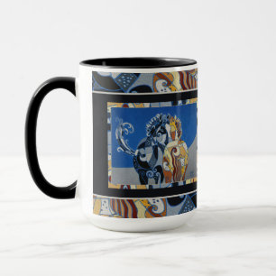 Horse Mug, Double Horse Mug, Two horses on a mug