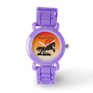 Horse - Mustang clock Watch