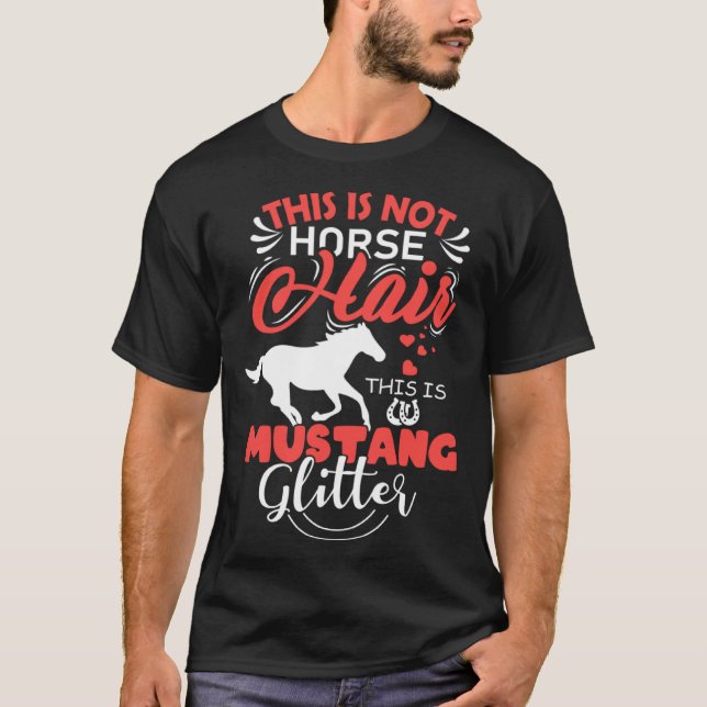 Horse  Mustang  Rider T-Shirt (Front)