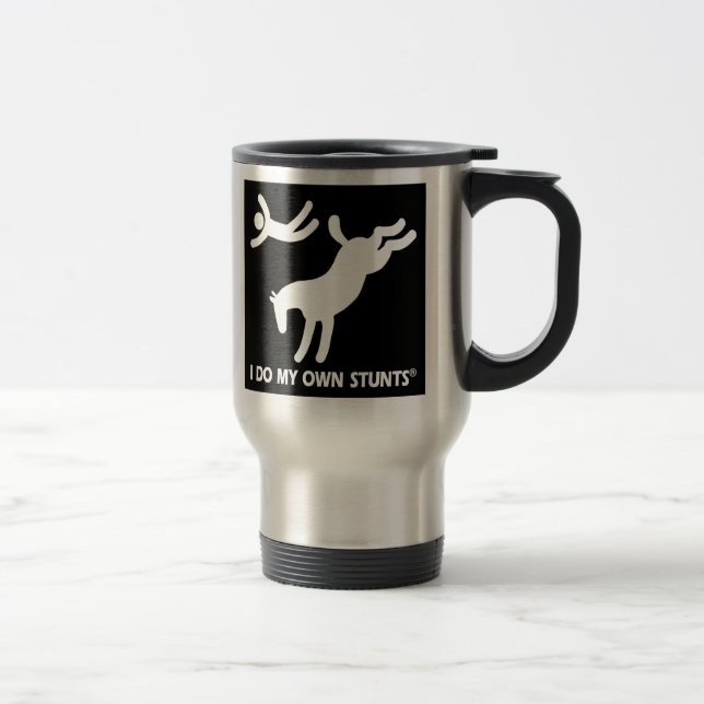Horse My Own Stunts Travel Mug (Right)
