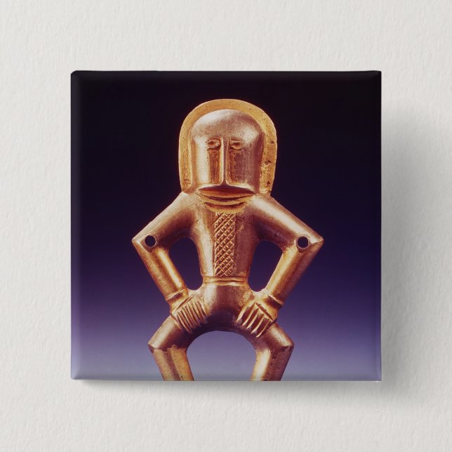 Horse nomad 15 cm square badge (Front)