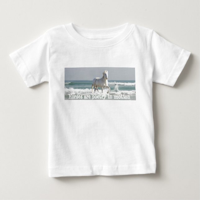 Horse Ocean Beauty Toddler Unisex Shirt (Front)
