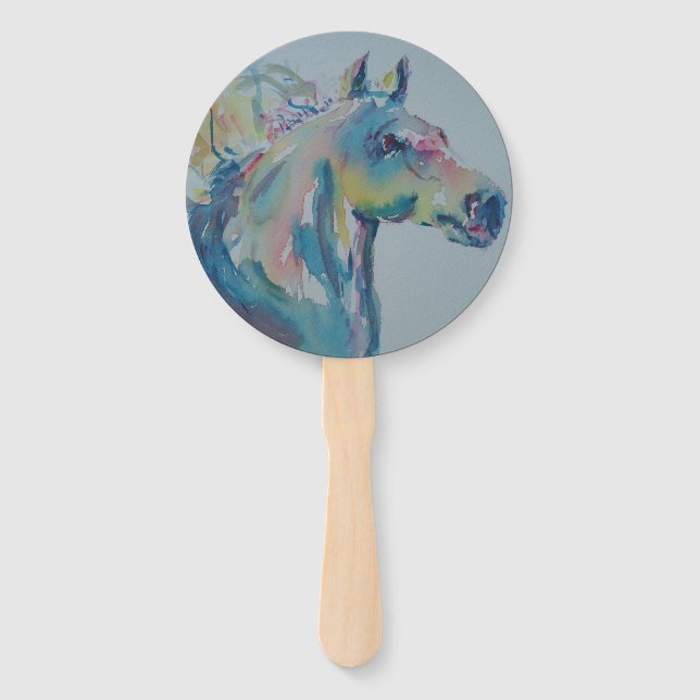 Horse of Many Colours Hand Fan (Front)