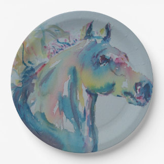 Horse of Many Colours Paper Plate