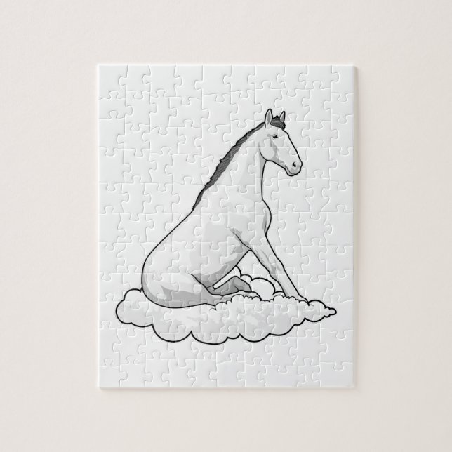 Horse on Cloud Jigsaw Puzzle (Vertical)