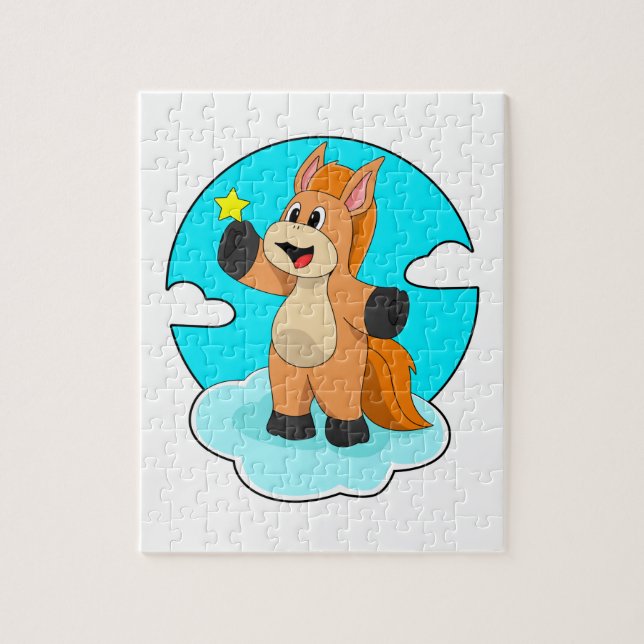 Horse on Clouds Jigsaw Puzzle (Vertical)