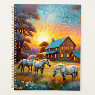 Horse on Farm Wildflower Meadow Planner
