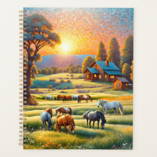 Horse on Farm Wildflower Meadow Planner
