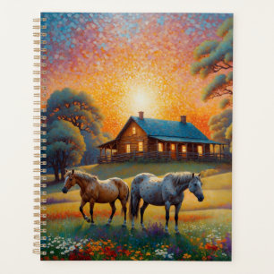 Horse on Farm Wildflower Meadow Planner