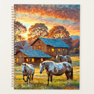 Horse on Farm Wildflower Meadow Planner