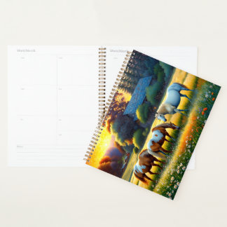 Horse on Farm Wildflower Meadow Planner