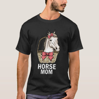 Horse Owner Mum Horse Riding Lover Women Horses vi T-Shirt