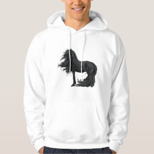 Horse paint Equestrian Friesian Horse rider Birthd Hoodie