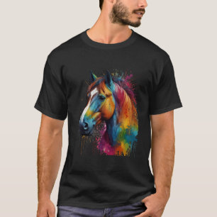 Horse painted design  T-Shirt