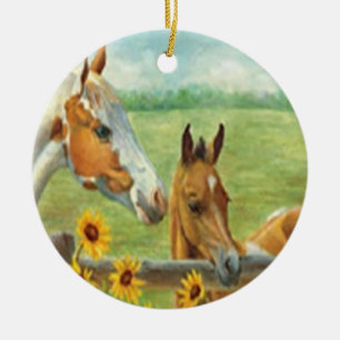 Horse Painting Ornament
