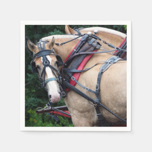 Horse Palomino Harness Napkin