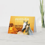 Horse Pals Chanukah Card<br><div class="desc">Remembering family and friends during the Chanukah season is a wonderful way to keep in touch with the people you love and care about. I these horse horse chanukah cards with love care and I am created old birds who will be delighted to receive them. You from the key the...</div>