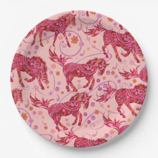 Horse party plates