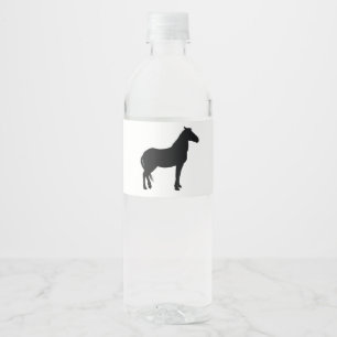Horse Party Supplies Water Bottle Label