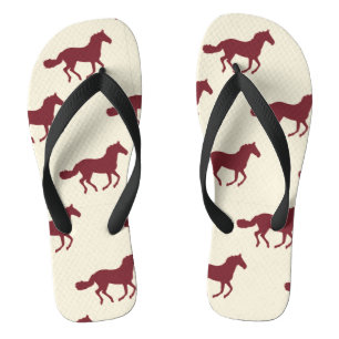 Horse Pattern Thongs