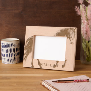 Horse Personalised Etched Frames