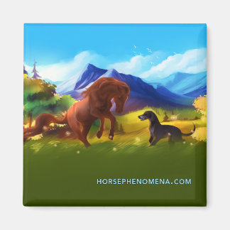 Horse Phenomena Summer Magnet