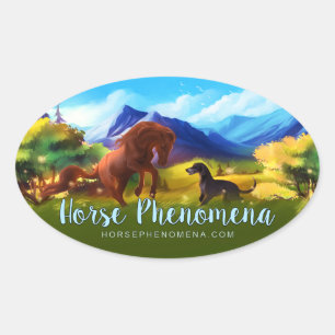 Horse Phenomena Summer Sticker