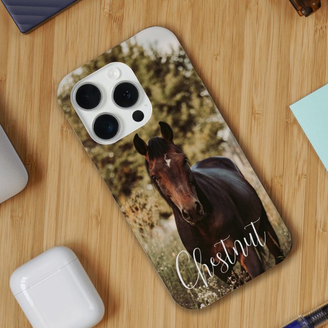 Horse Photo and Name  Case-Mate iPhone Case (Creator Uploaded)